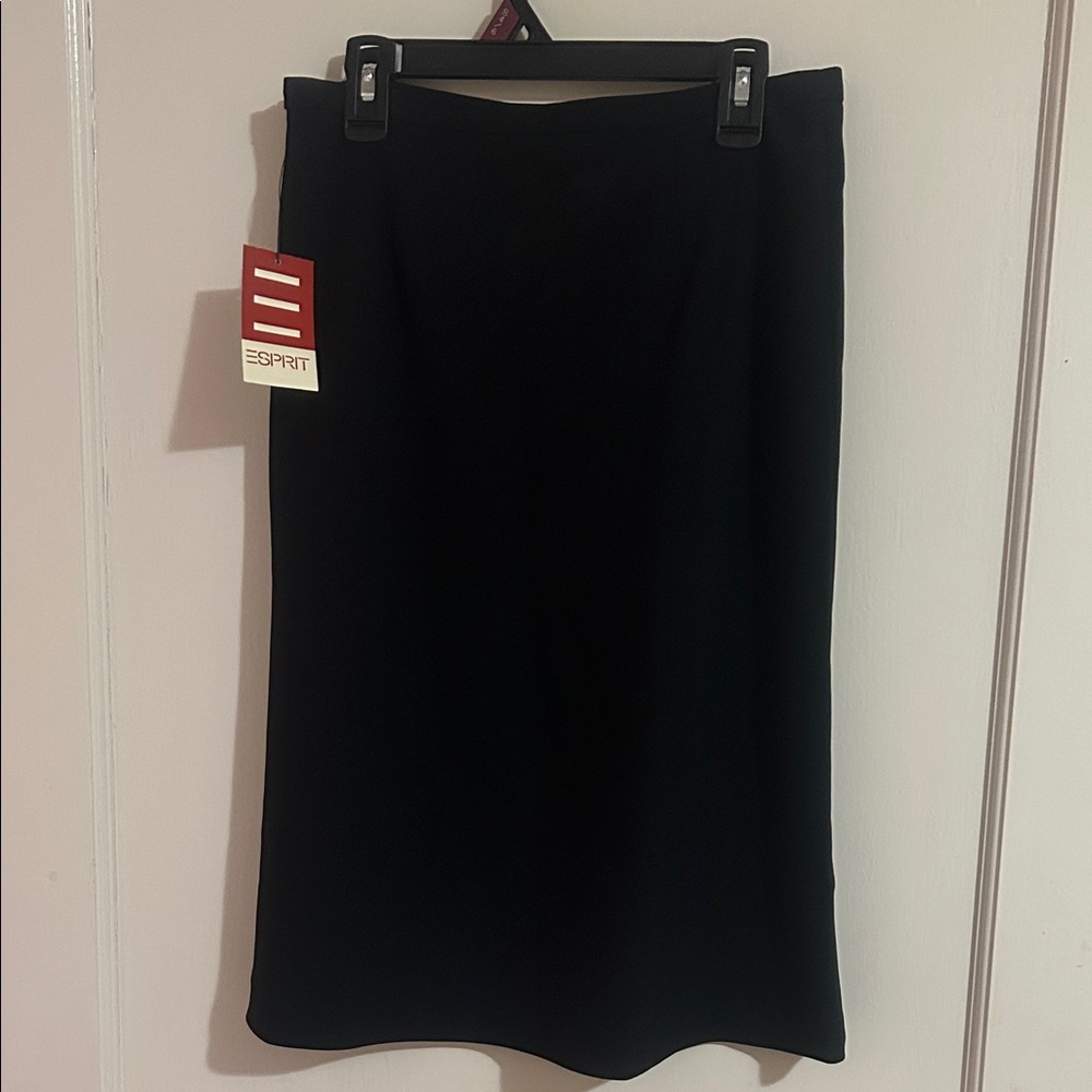 Esprit Classic Black Midi Skirt